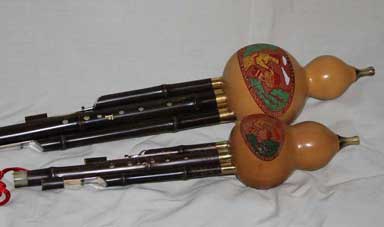 chinesische Blasinstrumente