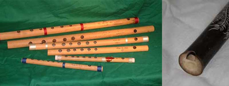 travers flute, panflute